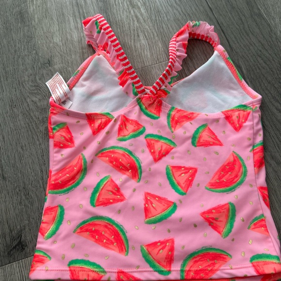 Cat & Jack Pink Watermelon Swimsuit - Picture 3 of 5